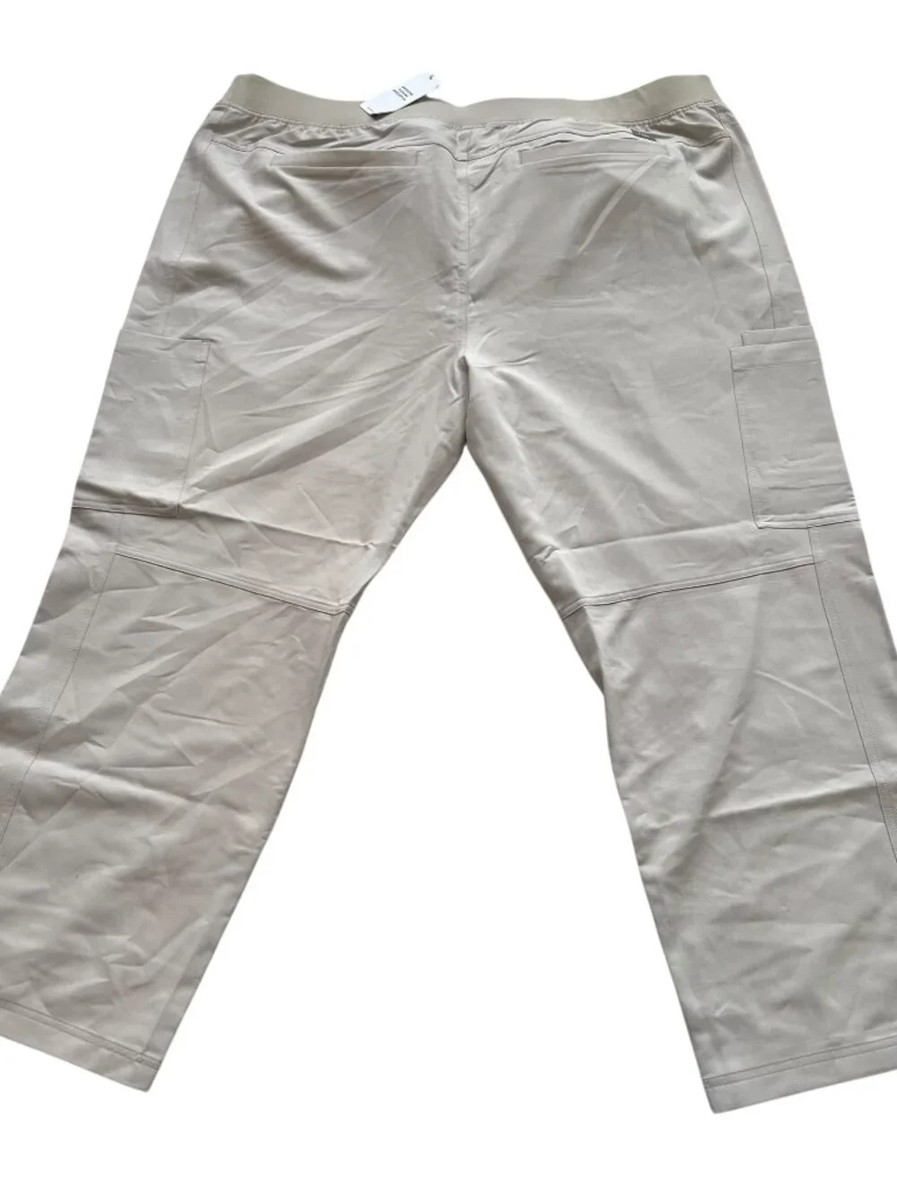 Figs Scrub pants Axim mens 5XL khaki beige wide elastic waist pockets scrubs